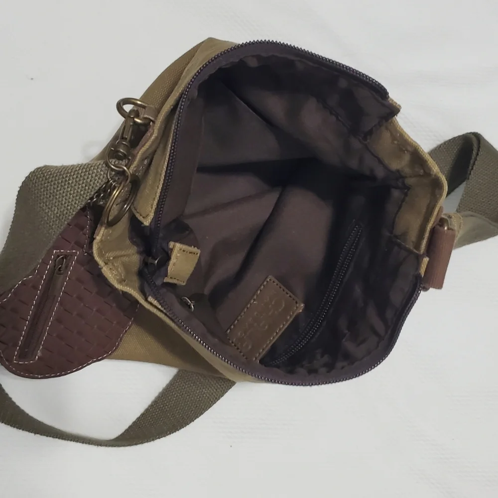 Chala Patch Sloth Canvas Crossbody Bag - Picture 6 of 11